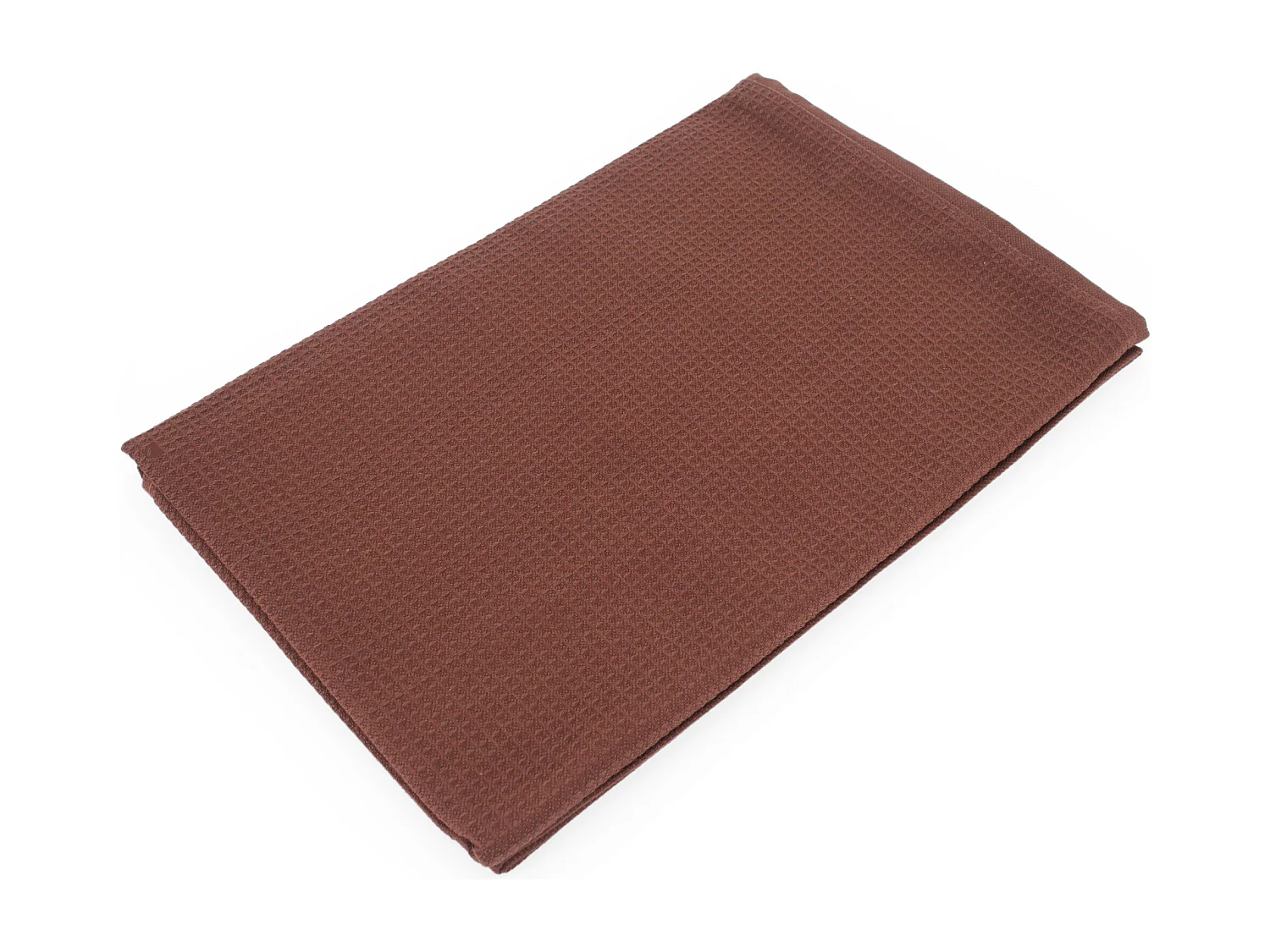 Drap de bain 90x160 cm nid d'abeille PURE WAFFLE 300 g/m² marron