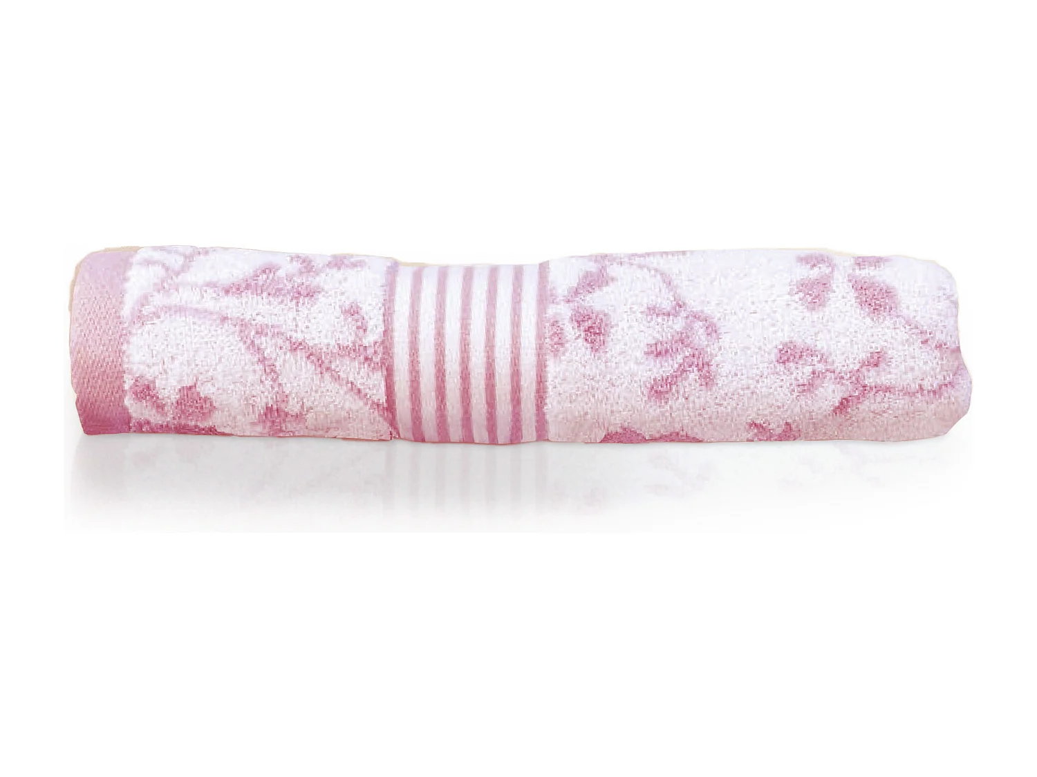 Drap de bain 100x150 cm VINTAGE FLORAL Rose 550 g/m2