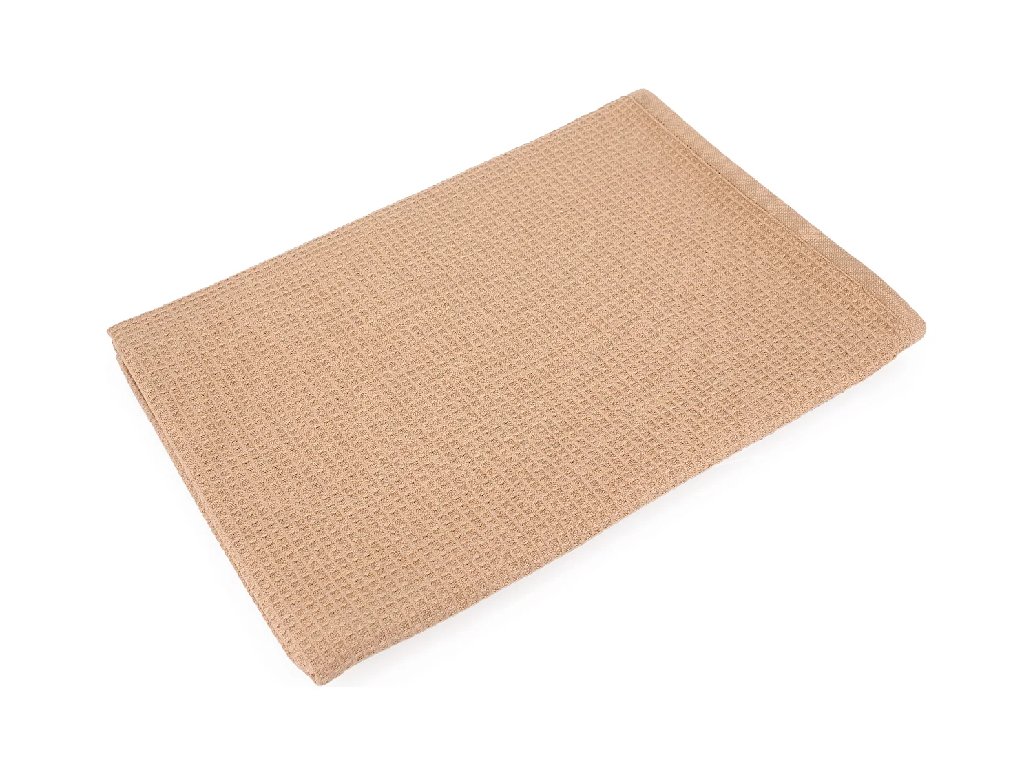 Drap de bain 90x160 cm nid d'abeille PURE WAFFLE 300 g/m² beige