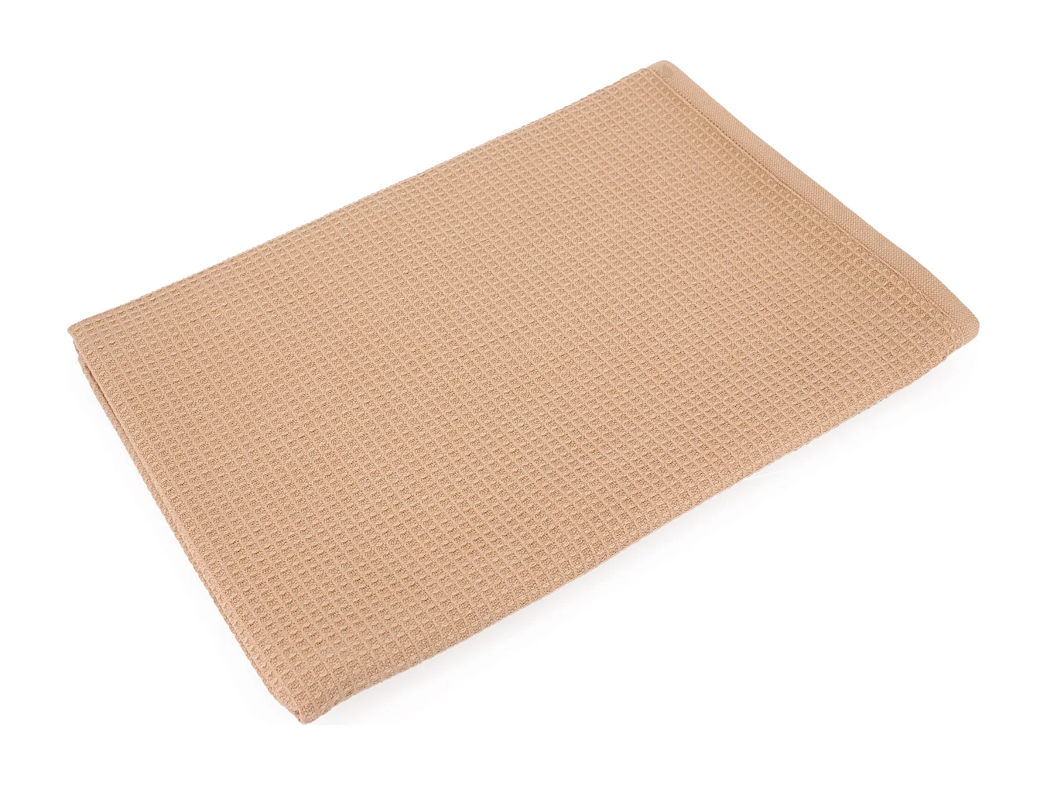 Drap de bain 90x160 cm nid d'abeille PURE WAFFLE 300 g/m² beige