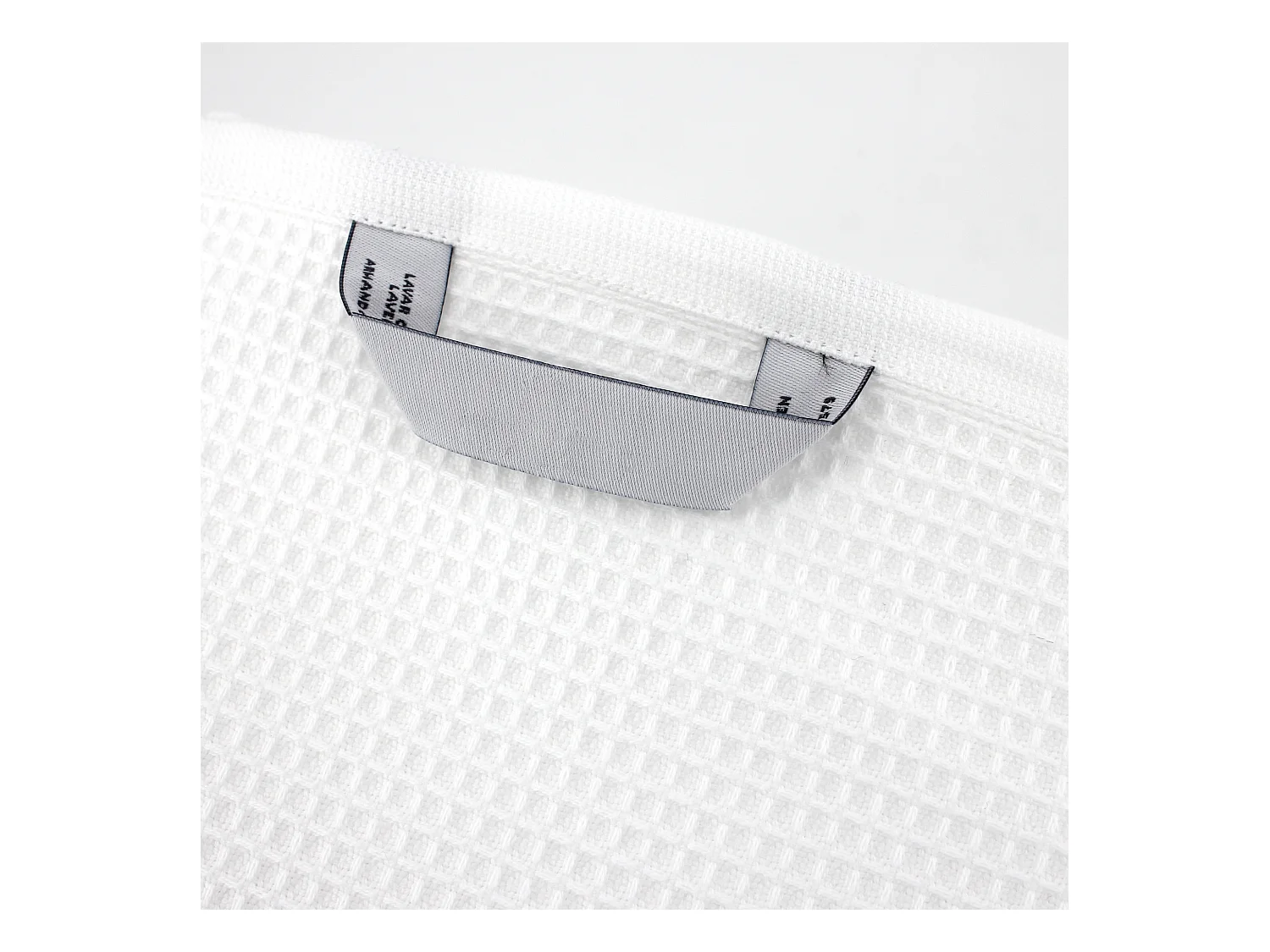 Drap de bain 90x160 cm nid d'abeille PURE WAFFLE 300 g/m² blanc