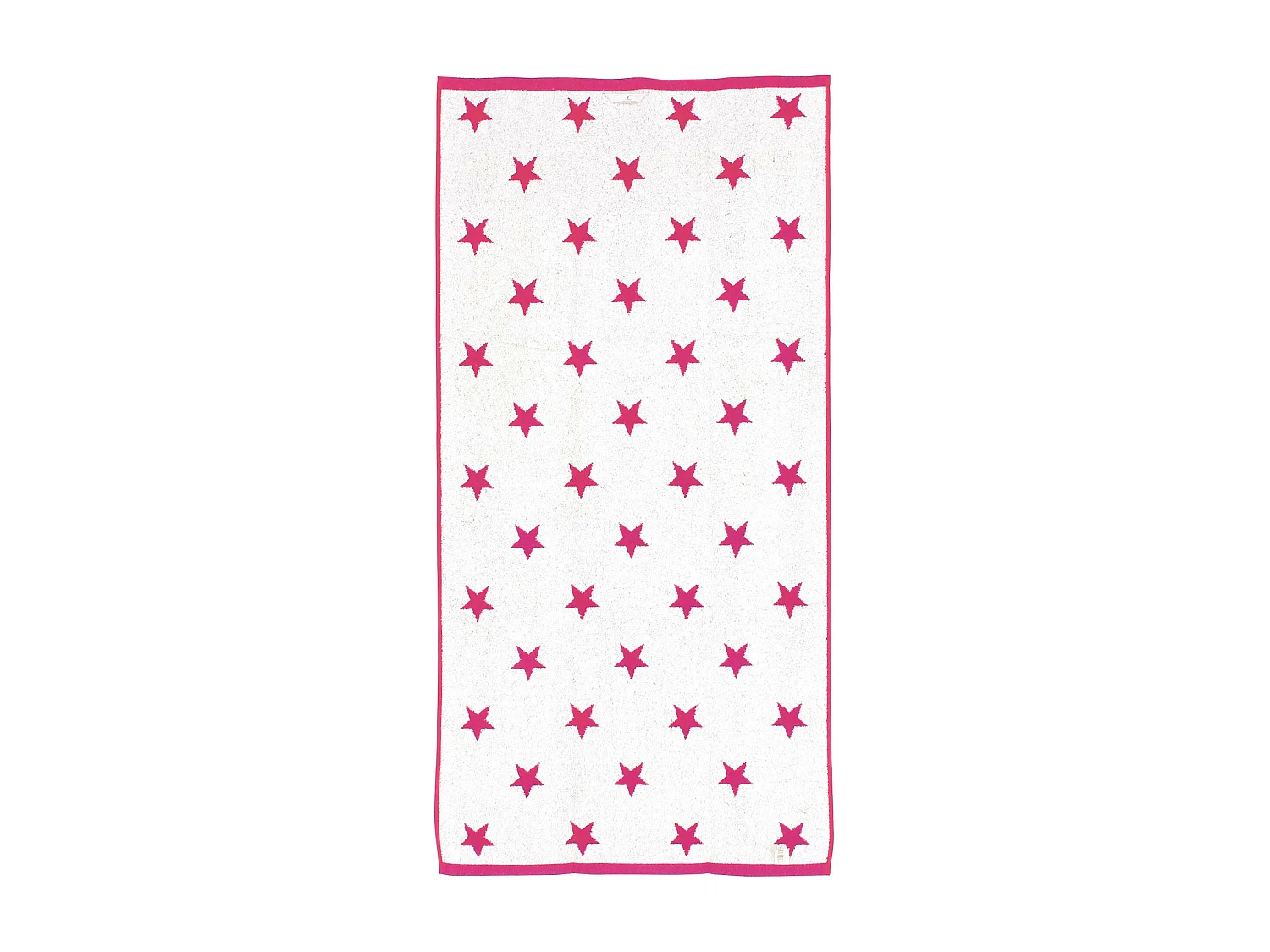 Drap de douche 70x140 cm coton 480 g/m2 STARS Rose