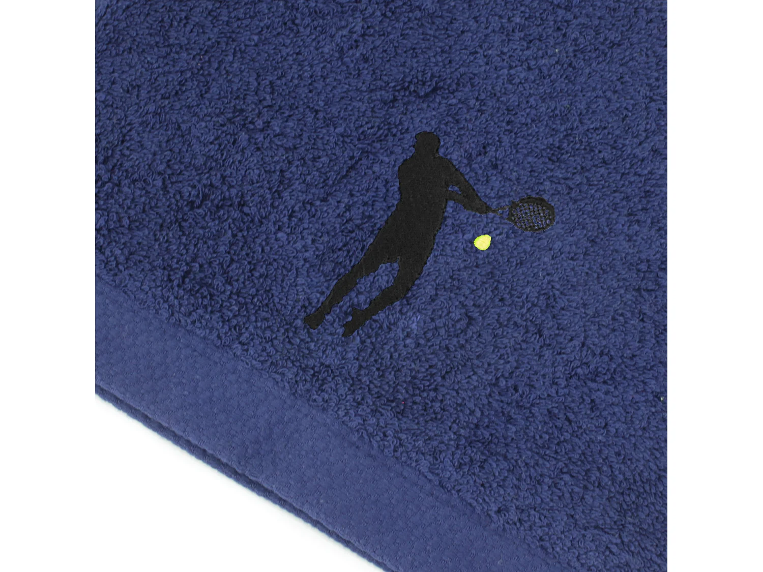 Drap de douche 70x140 cm coton 550 g/m2 PURE TENNIS Bleu Marine