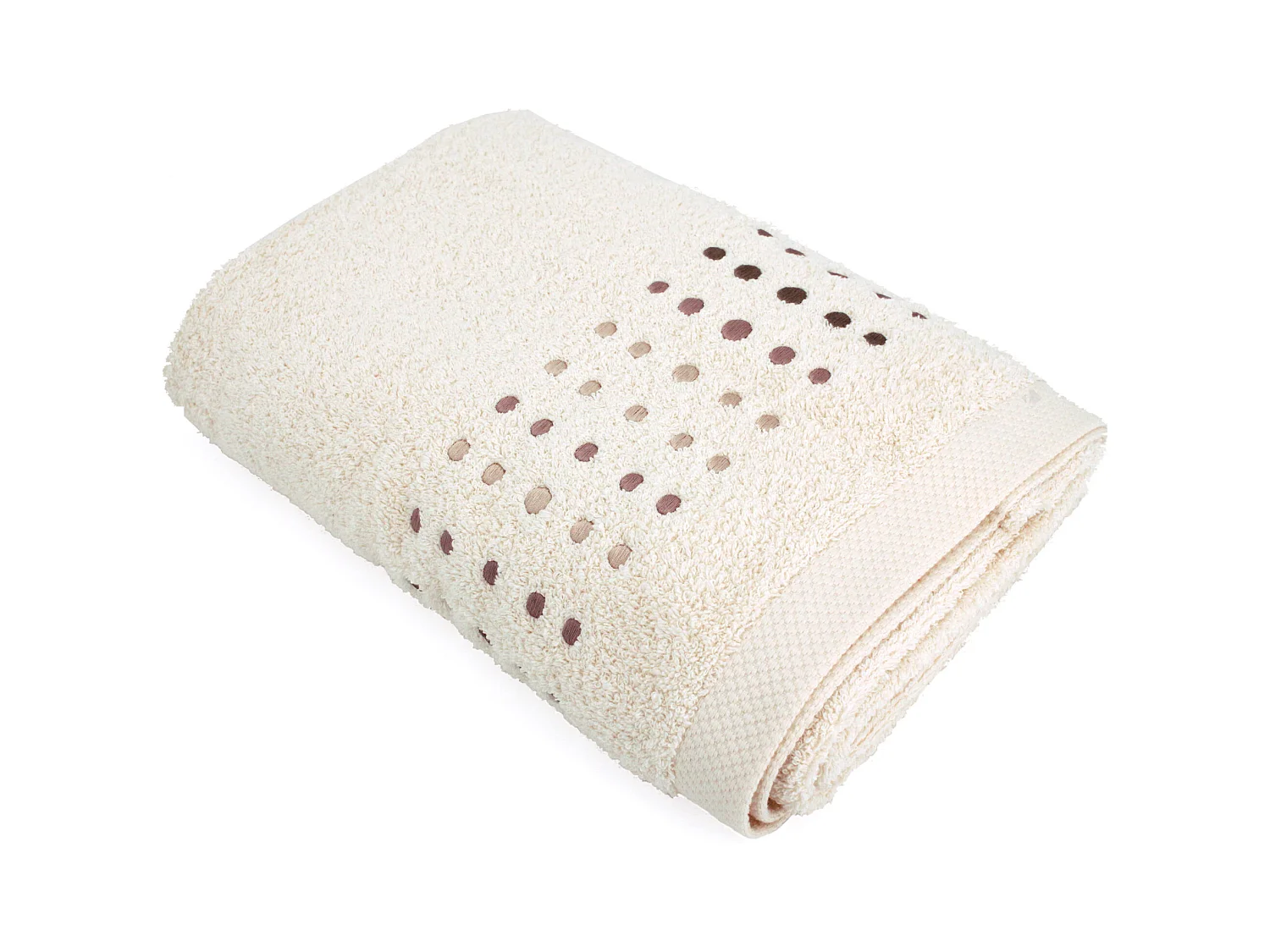 Drap de bain 100x150 cm coton 550 g/m2 PURE POINTS Beige