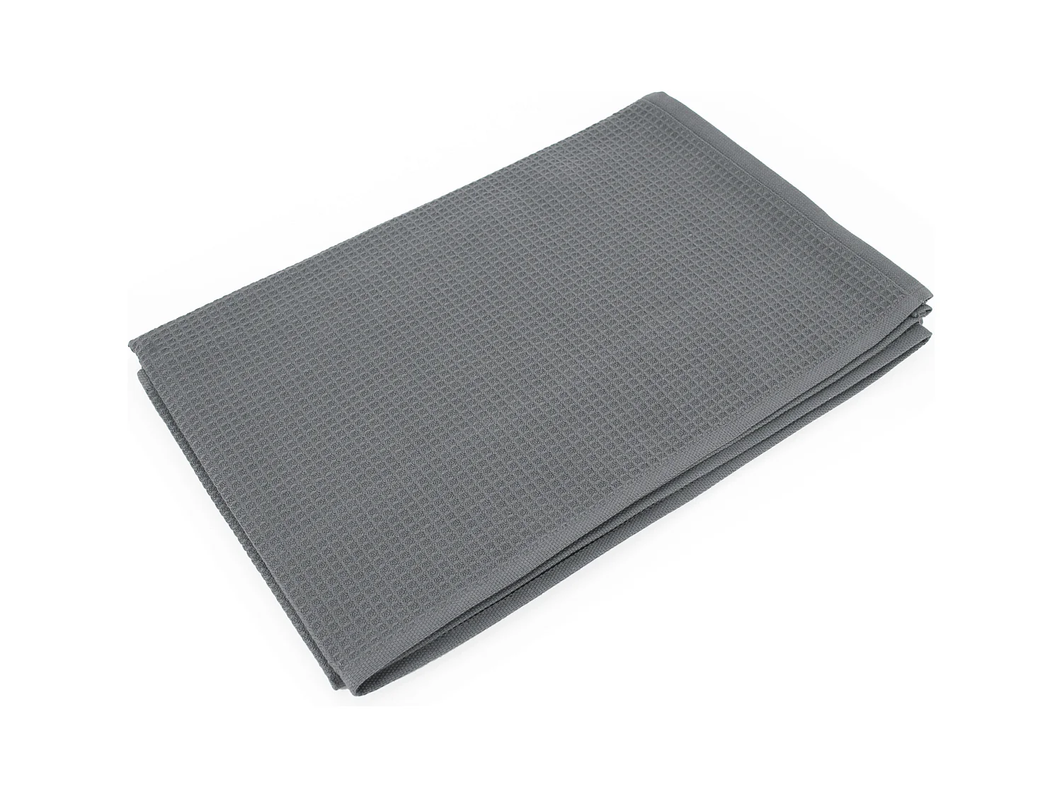 Drap de bain 90x160 cm nid d'abeille PURE WAFFLE 300 g/m² anthracite