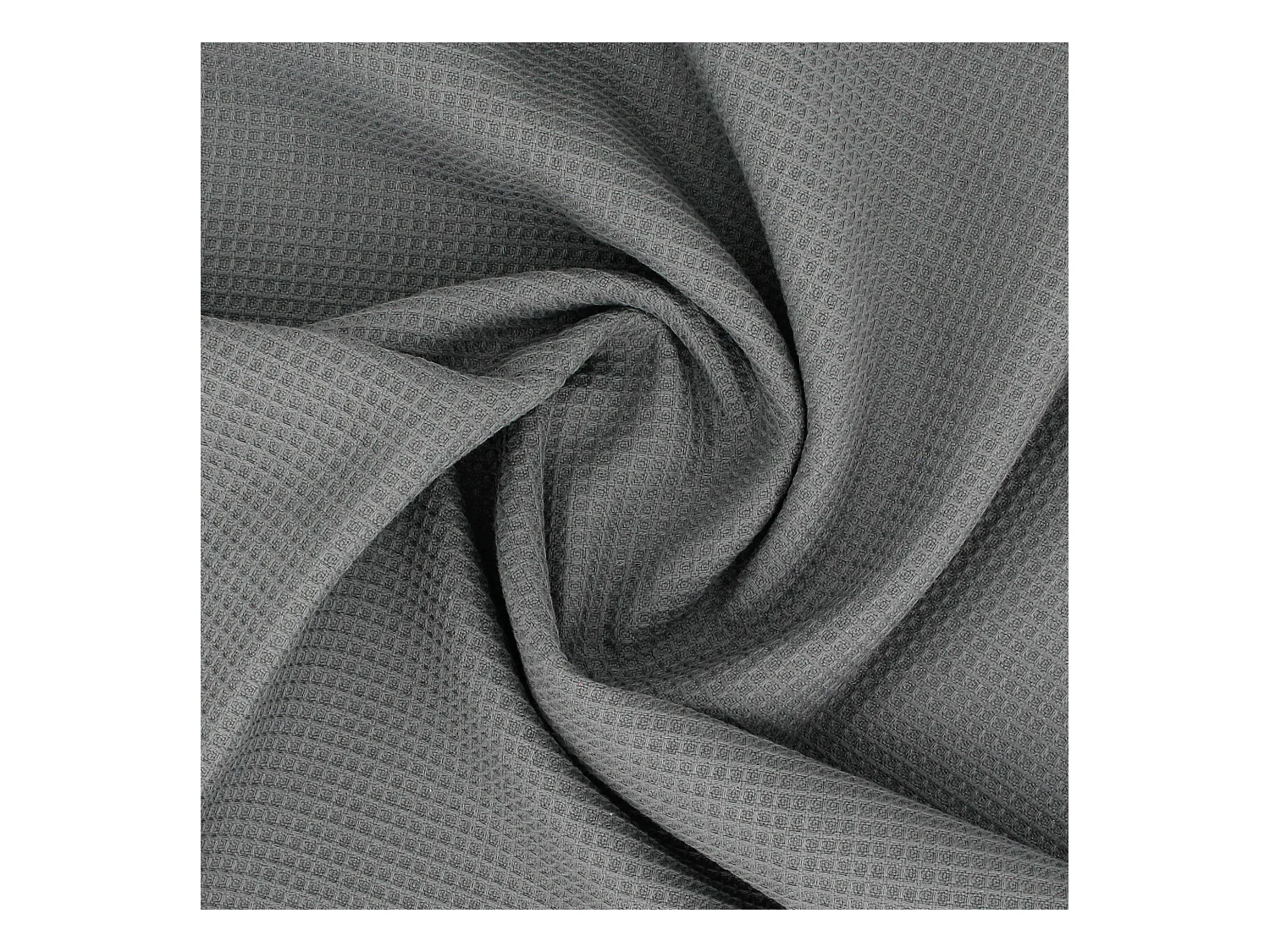 Drap de bain 90x160 cm nid d'abeille PURE WAFFLE 300 g/m² anthracite