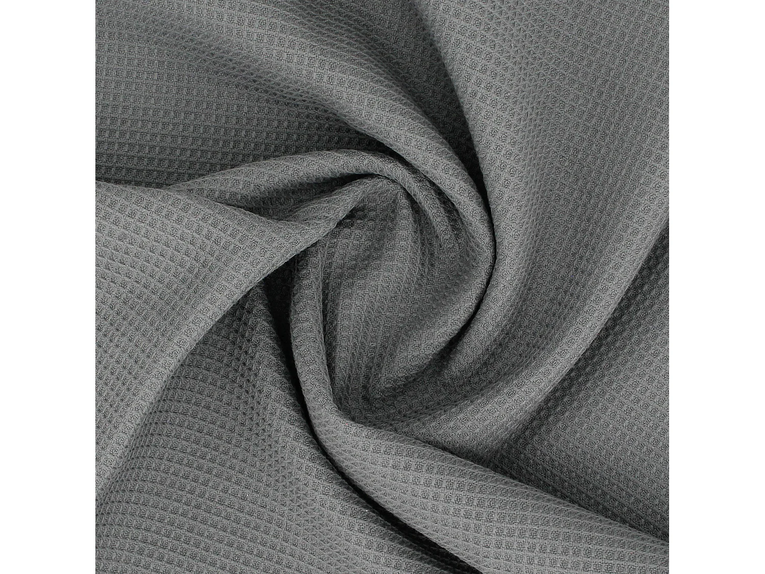 Drap de bain 90x160 cm nid d'abeille PURE WAFFLE 300 g/m² anthracite