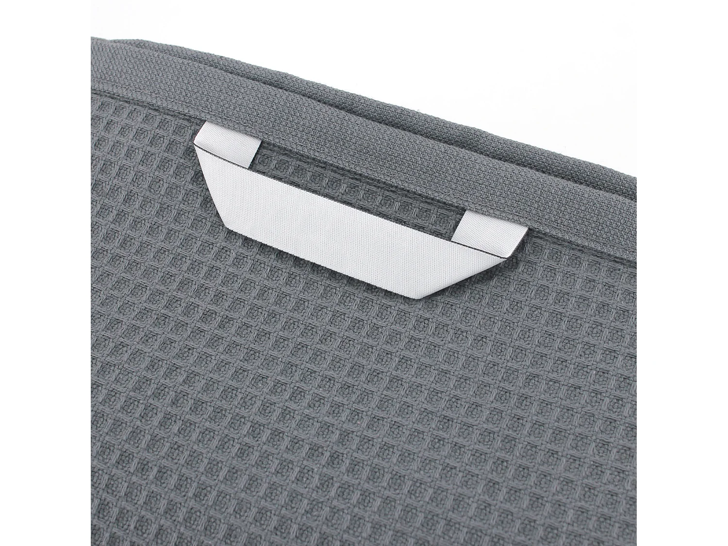 Drap de bain 90x160 cm nid d'abeille PURE WAFFLE 300 g/m² anthracite