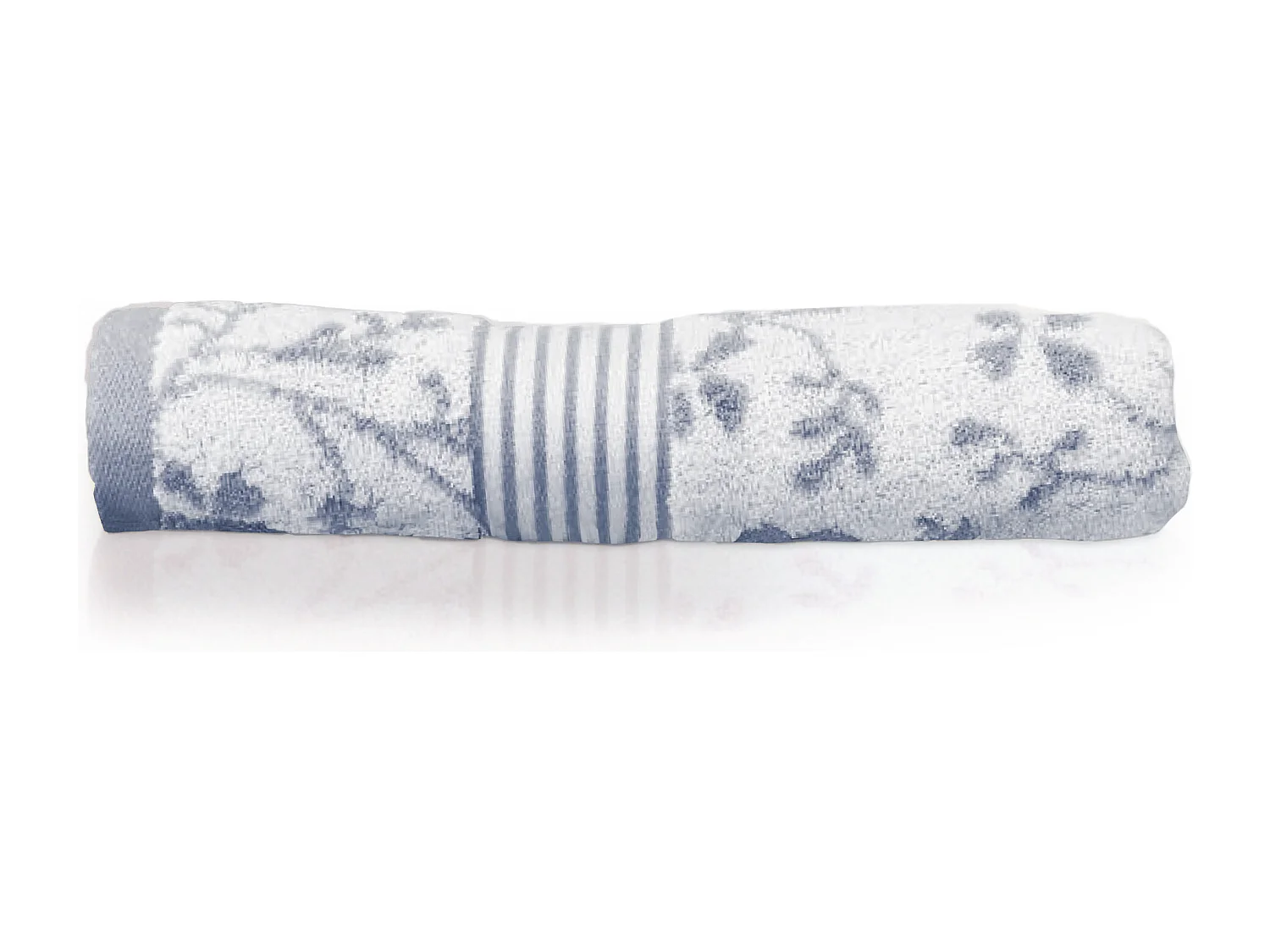 Drap de bain 100x150 cm VINTAGE FLORAL Gris 550 g/m2