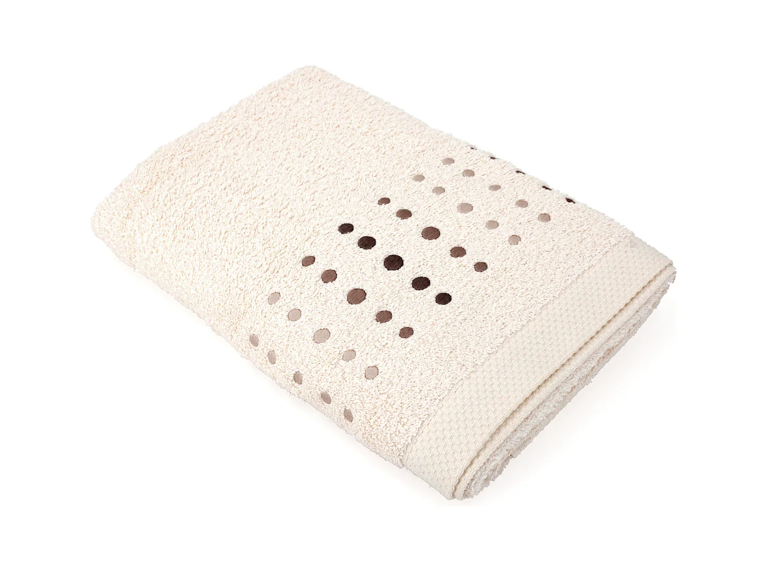 Drap de douche 70x140 cm coton 550 g/m2 PURE POINTS Beige