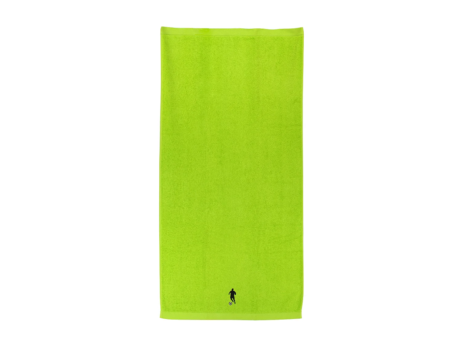 Drap de douche 70x140 cm coton 550 g/m2 PURE FOOTBALL Vert Pistache