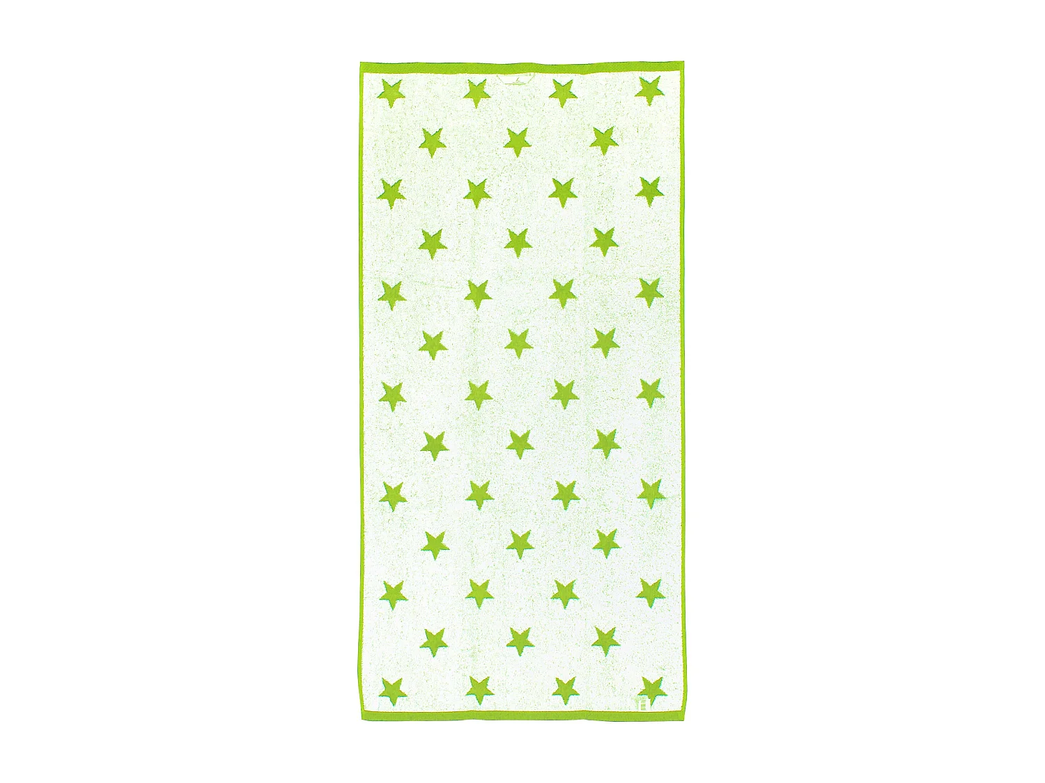 Drap de douche 70x140 cm coton 480 g/m2 STARS Vert