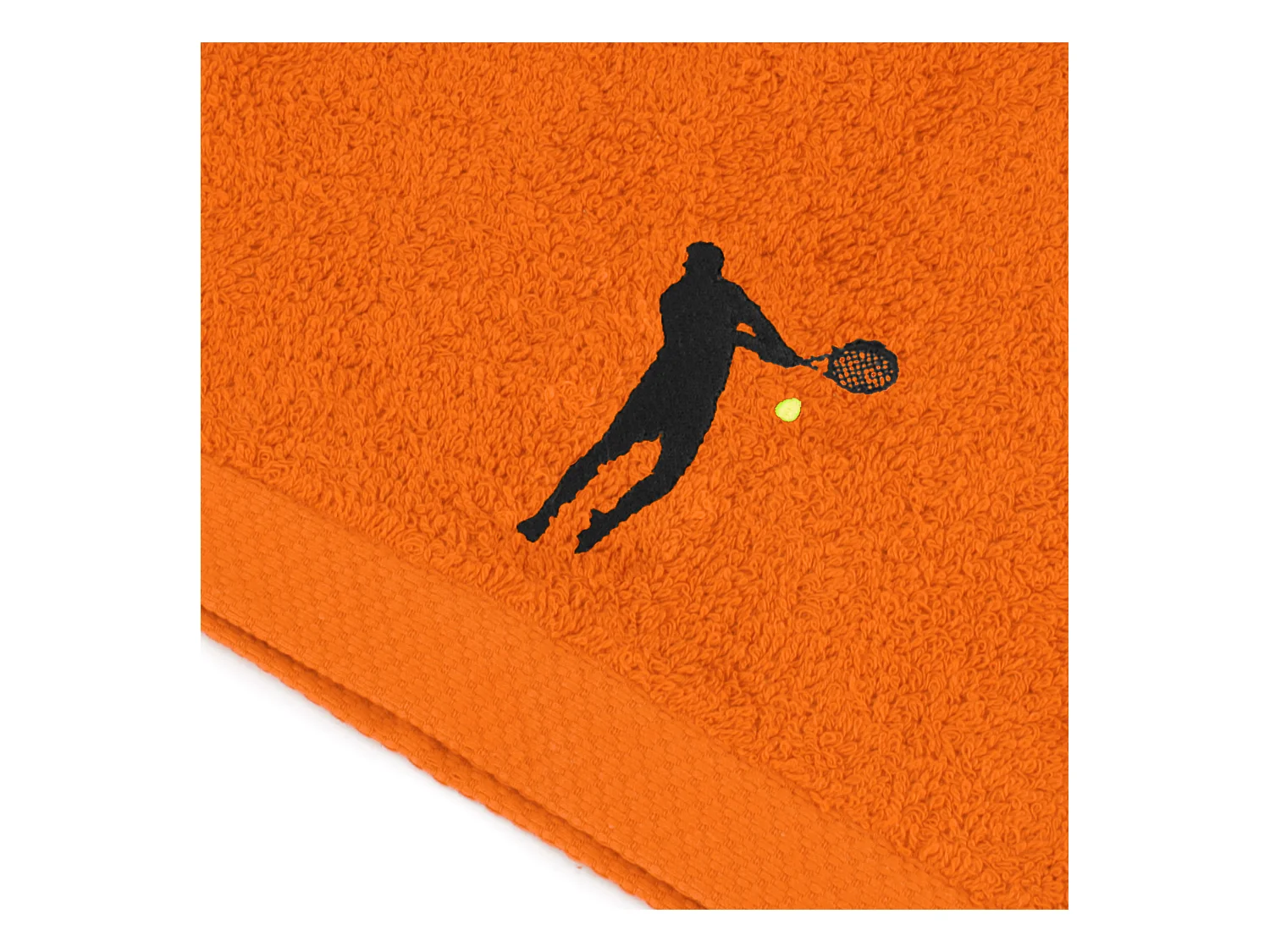 Drap de douche 70x140 cm coton 550 g/m2 PURE TENNIS Orange Butane
