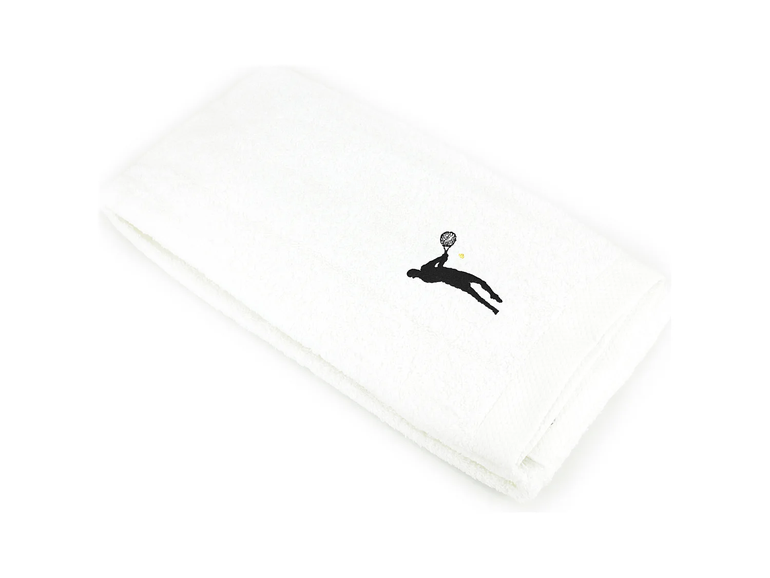 Drap de douche 70x140 cm coton 550 g/m2 PURE TENNIS Blanc