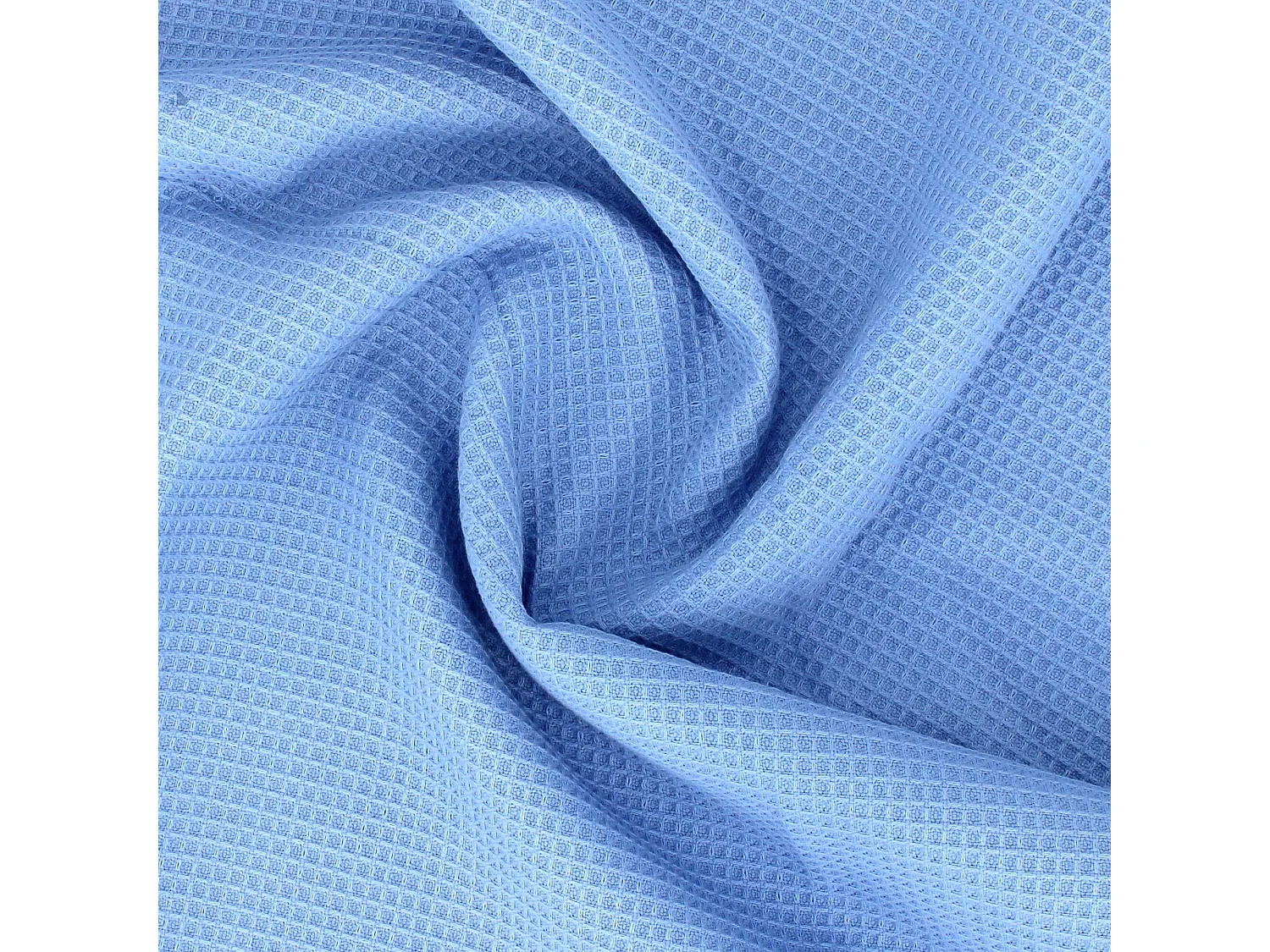 Drap de bain 90x160 cm nid d'abeille PURE WAFFLE 300 g/m² bleu mer