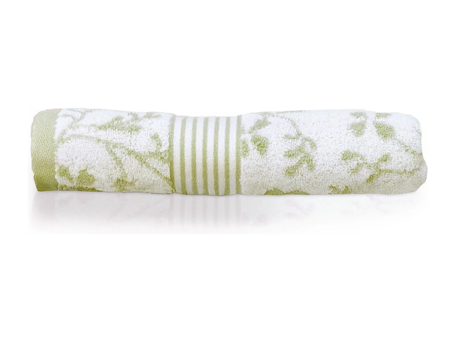 Drap de bain 100x150 cm VINTAGE FLORAL Vert 550 g/m2