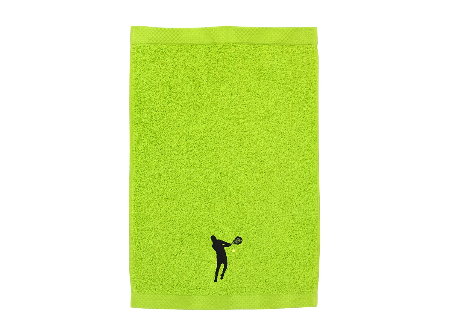 Serviette invite 33x50 cm coton 550 g/m2 PURE TENNIS Vert Pistache