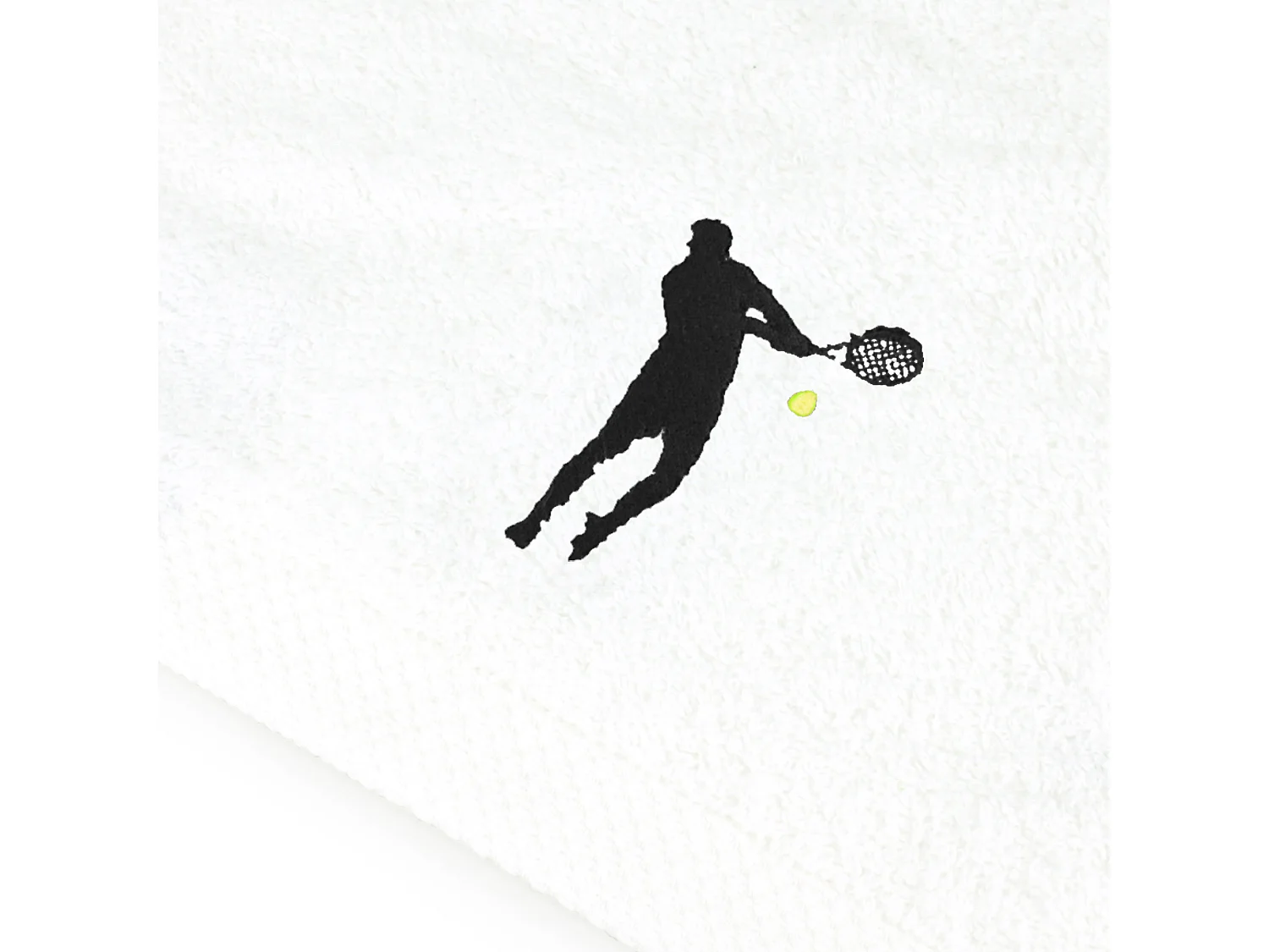 Serviette invite 33x50 cm coton 550 g/m2 PURE TENNIS Blanc