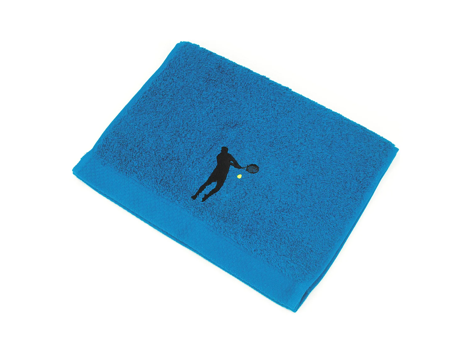 Serviette invite 33x50 cm coton 550 g/m2 PURE TENNIS Bleu Turquoise