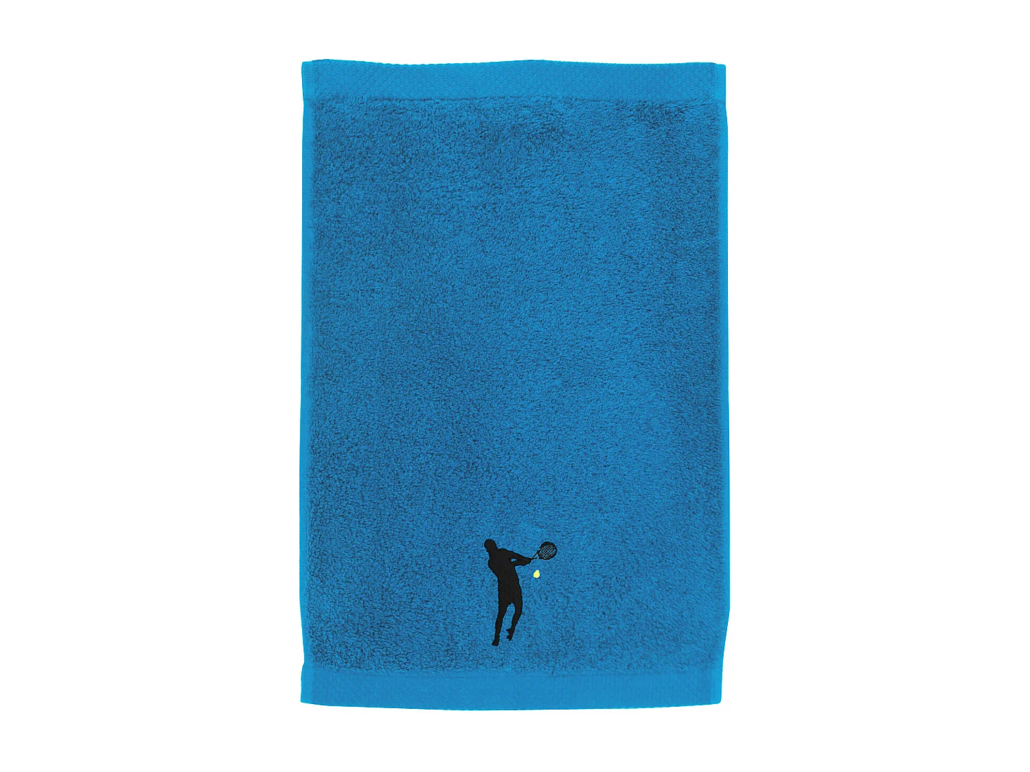 Serviette invite 33x50 cm coton 550 g/m2 PURE TENNIS Bleu Turquoise