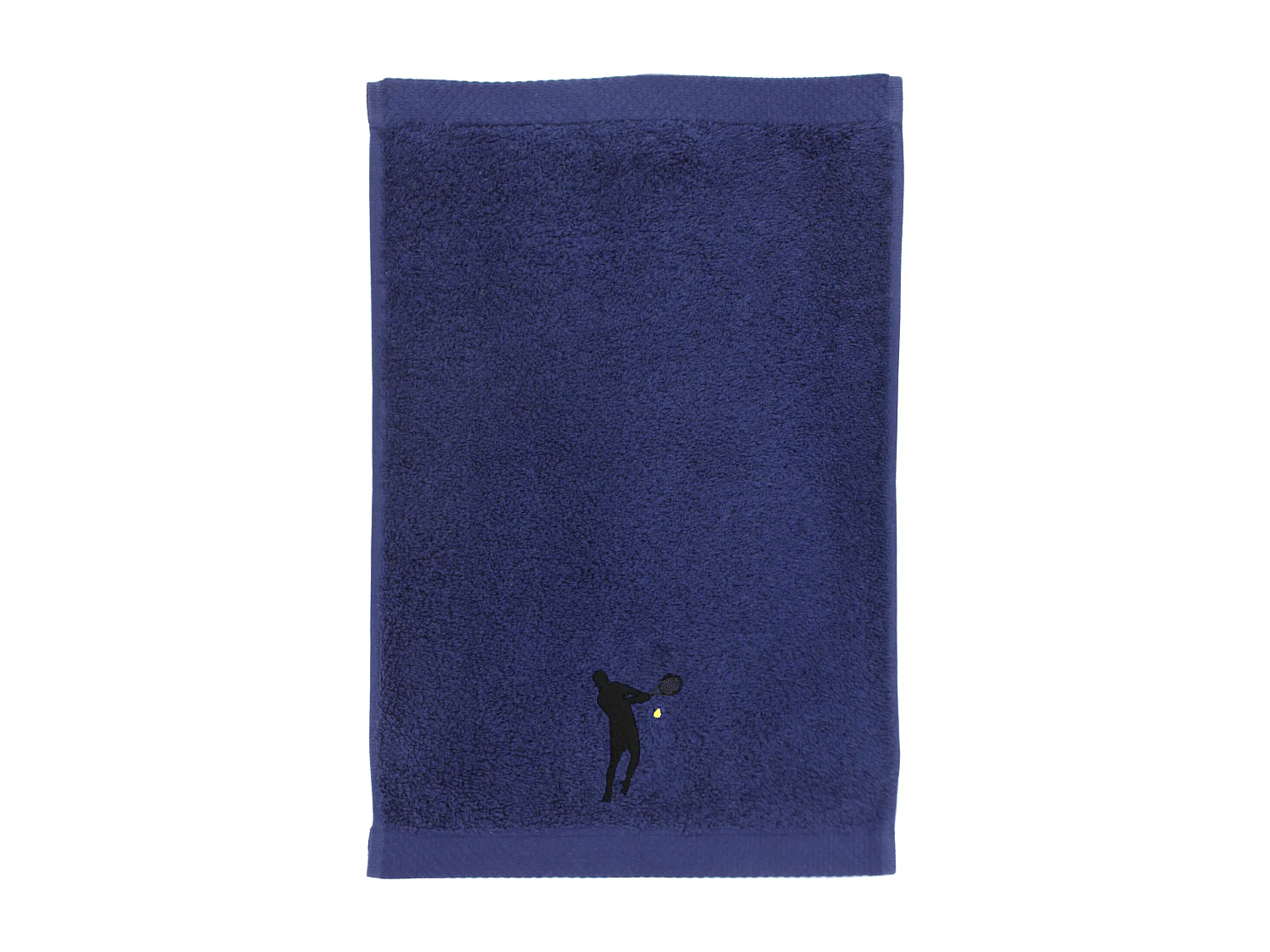 Serviette invite 33x50 cm coton 550 g/m2 PURE TENNIS Bleu Marine