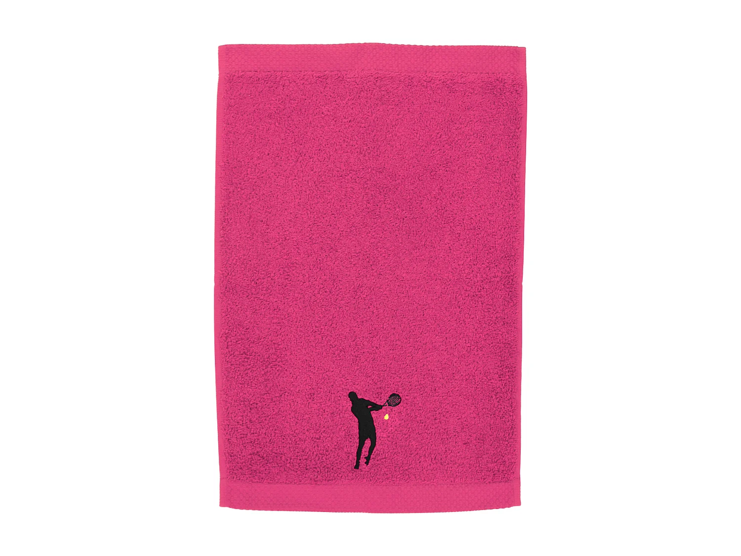 Serviette invite 33x50 cm coton 550 g/m2 PURE TENNIS Rose Fuchsia