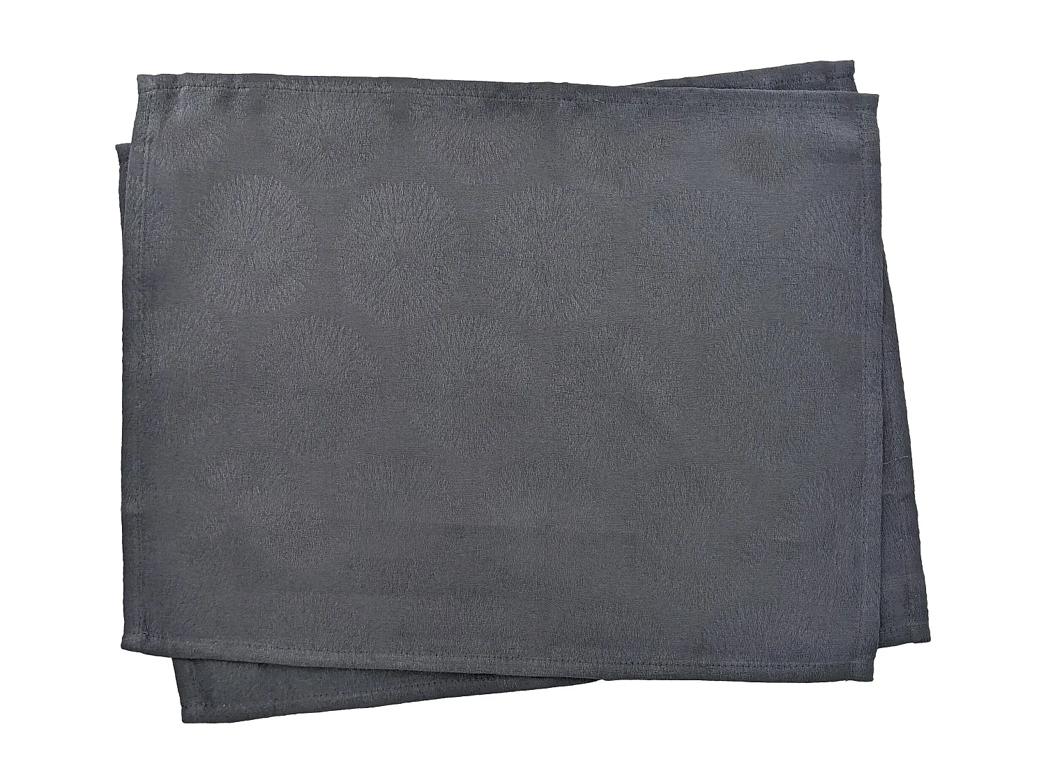 Lot de 2 sets de table 35x45 cm HÉLIOS Anthracite coton + enduction acrylique