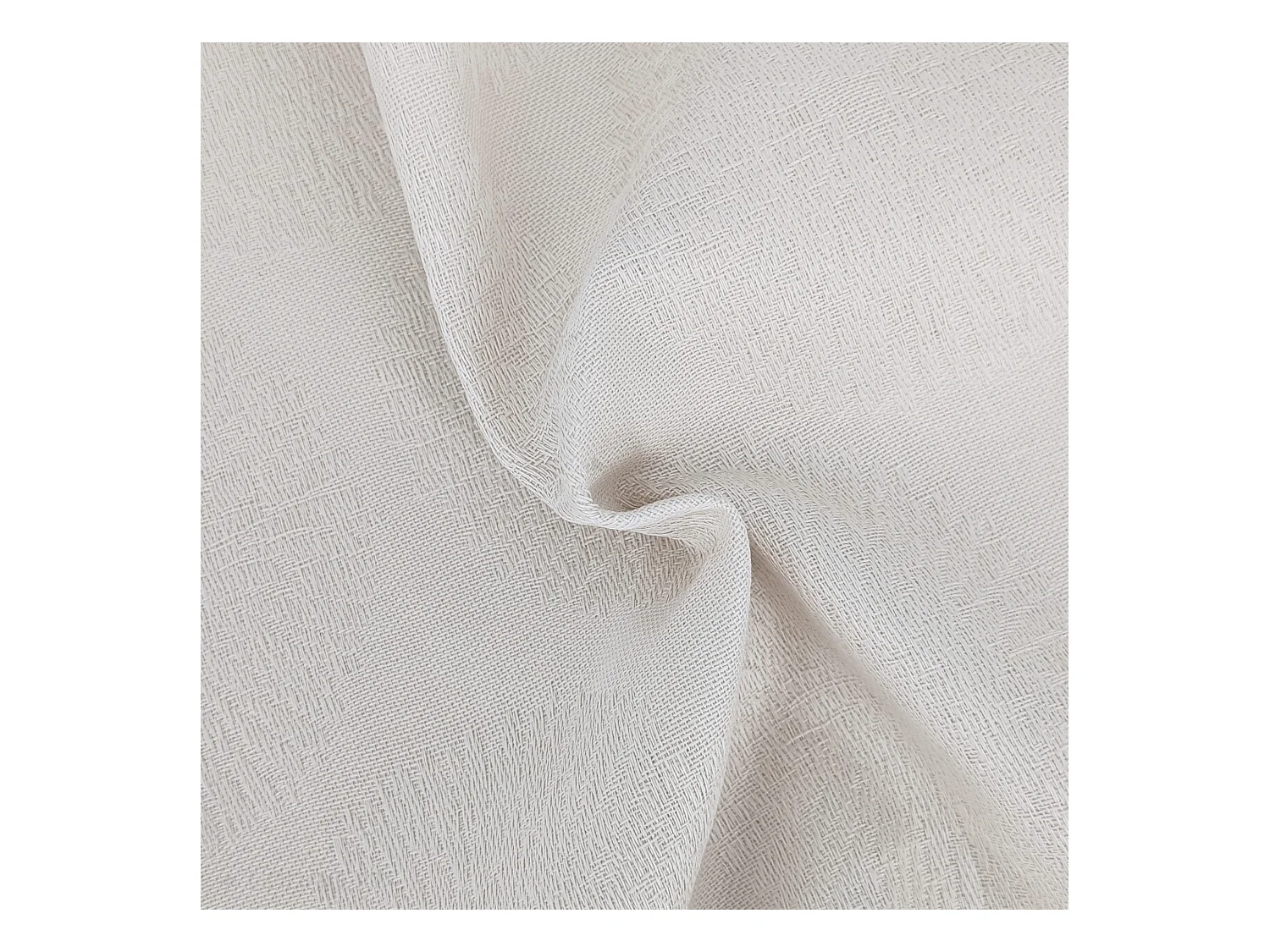 Lot de 2 sets de table 35x45 cm HÉLIOS Ecru coton + enduction acrylique