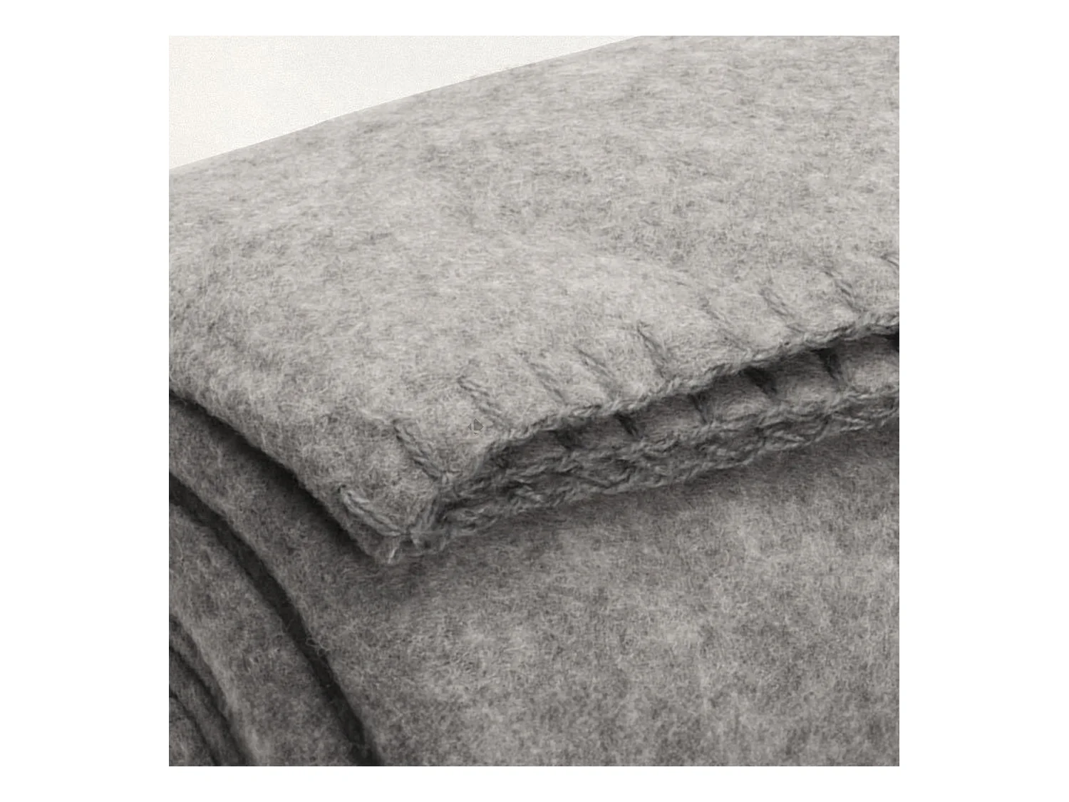 Plaid polaire Uno Gris Acier 130x170 cm