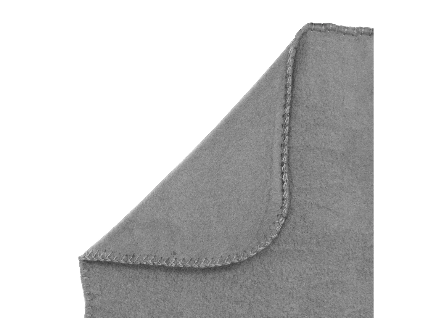 Plaid polaire Uno Gris Acier 130x170 cm