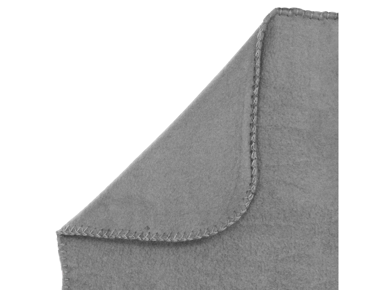 Plaid polaire Uno Gris Acier 130x170 cm