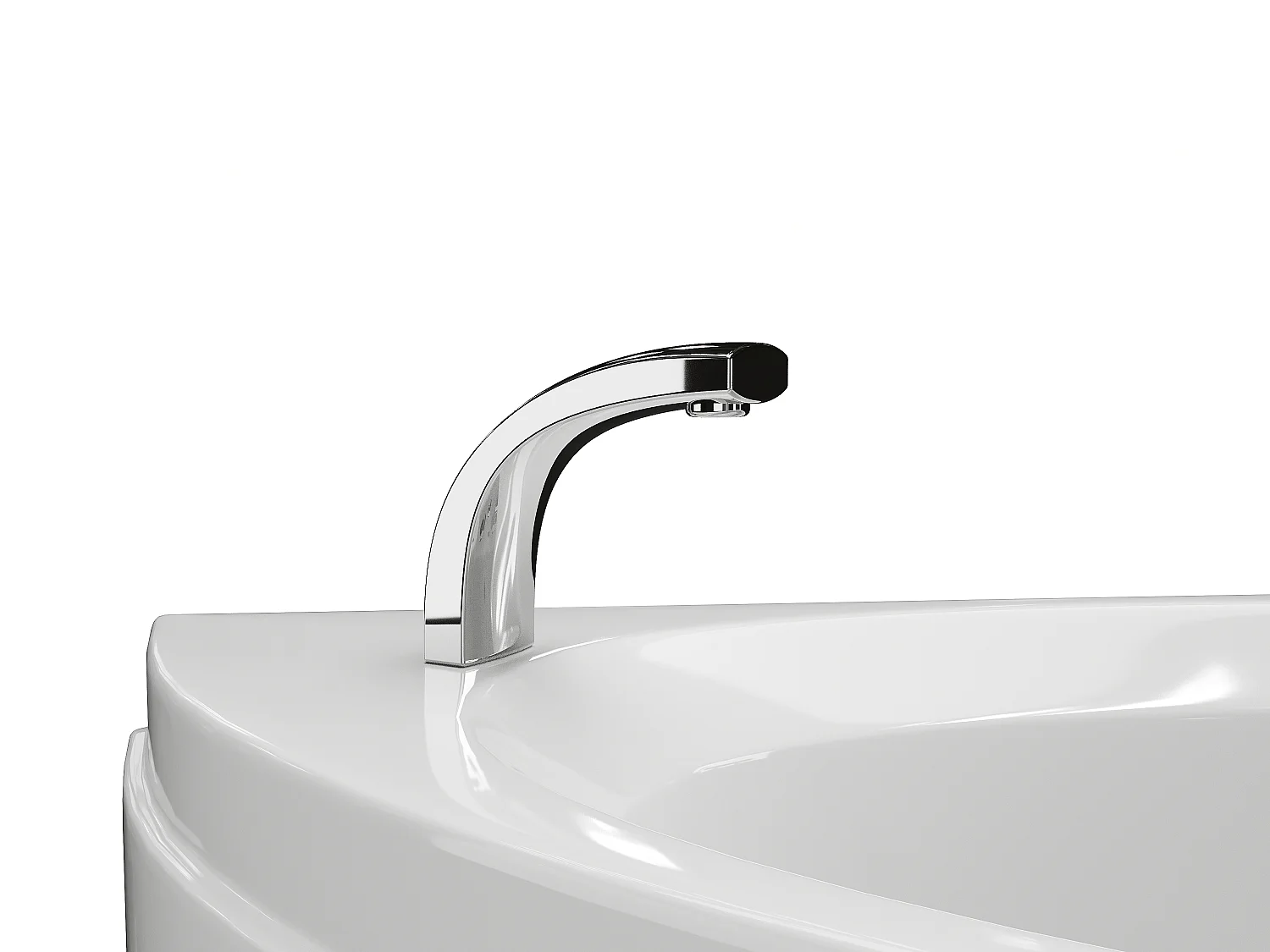 Vasca per balneoterapia asimmetrica con nicchie 1 posto 150 x 100 cm Bianca - Angolo a destra - LUANA