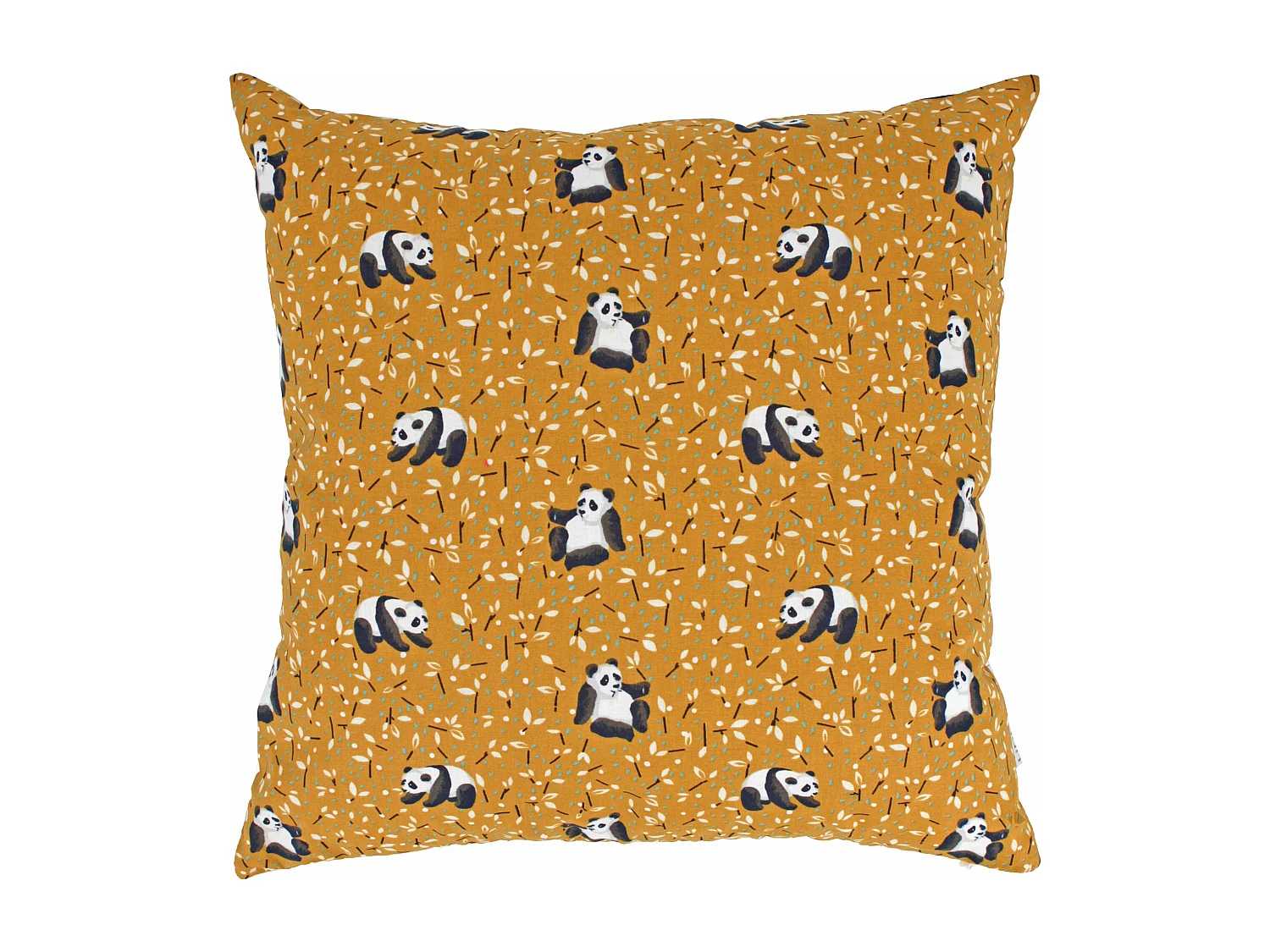 Housse de coussin 40x40 cm TAO marron Cacahuète