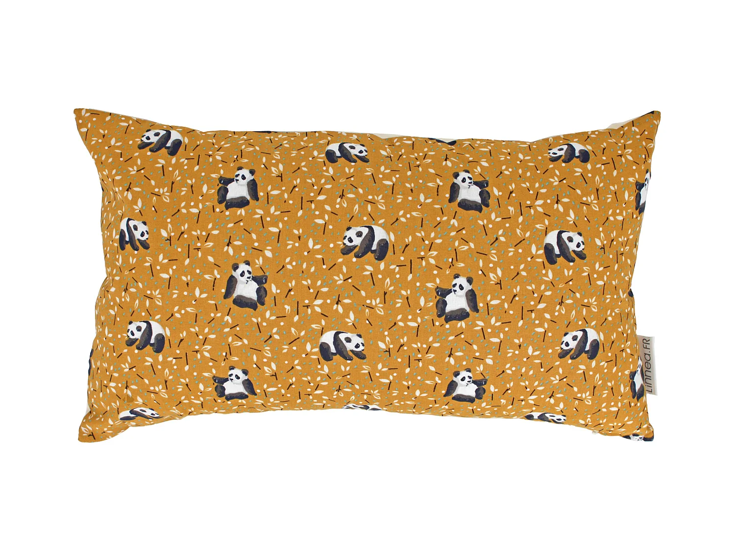 Housse de coussin 30x50 cm TAO marron Cacahuète