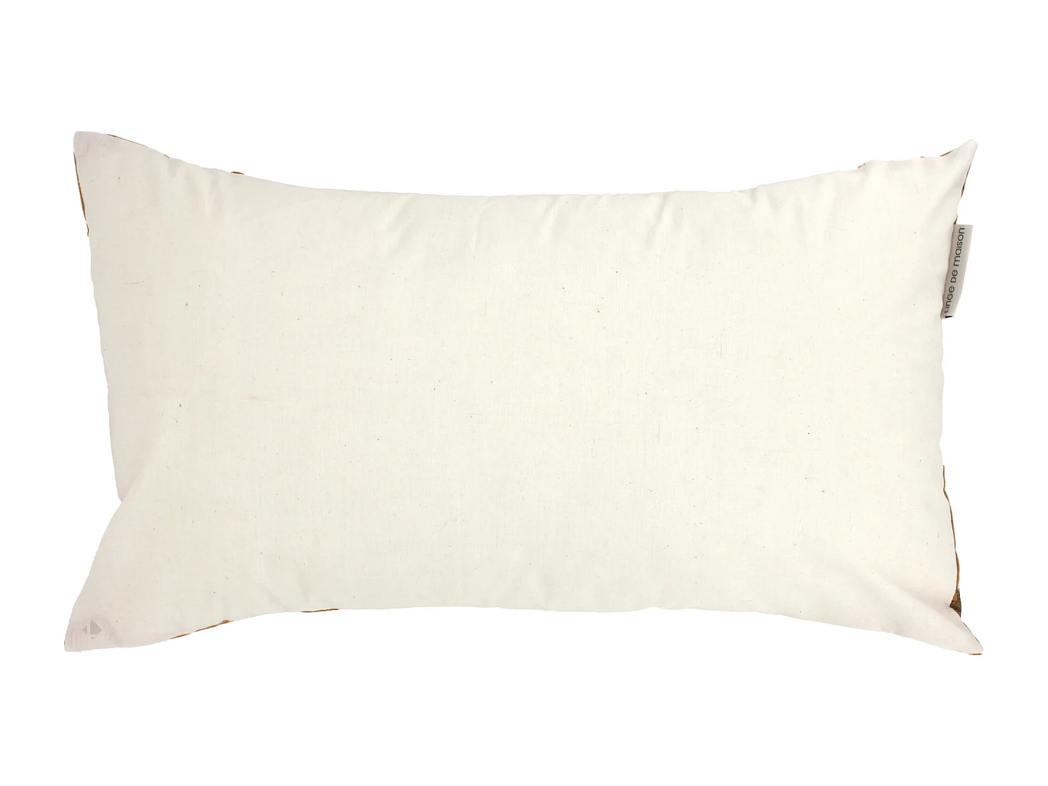 Housse de coussin 30x50 cm TAO marron Cacahuète