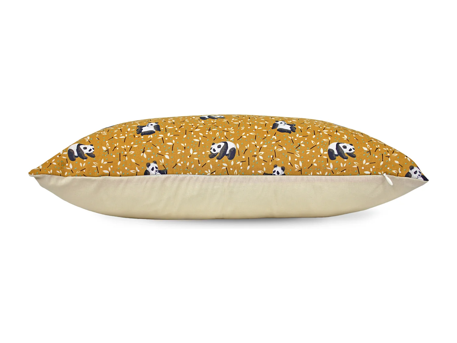 Housse de coussin 30x50 cm TAO marron Cacahuète