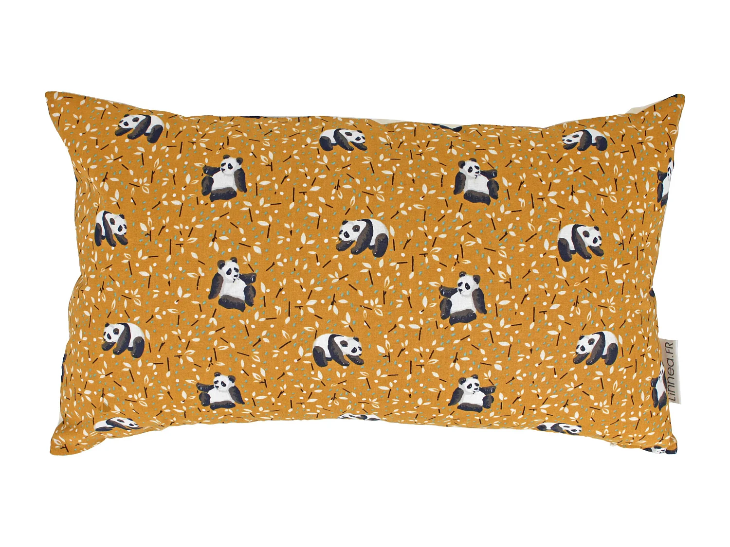 Housse de coussin 30x50 cm TAO marron Cacahuète