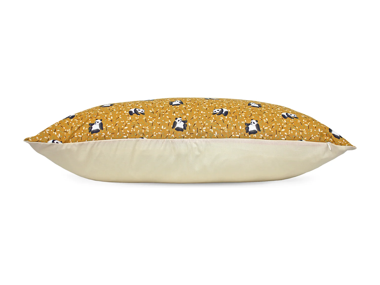 Housse de coussin 45x70 cm TAO marron Cacahuète