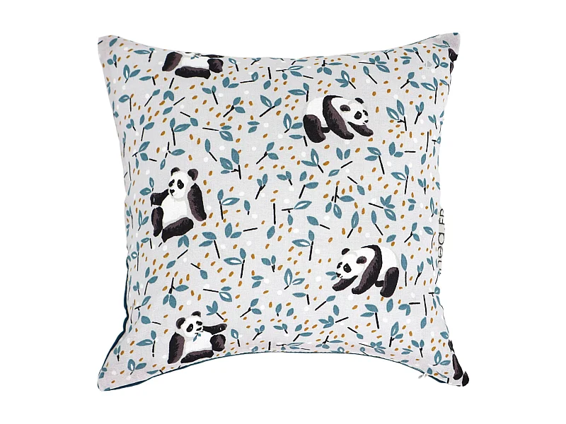 Housse de coussin 20x20 cm TAO gris Perle