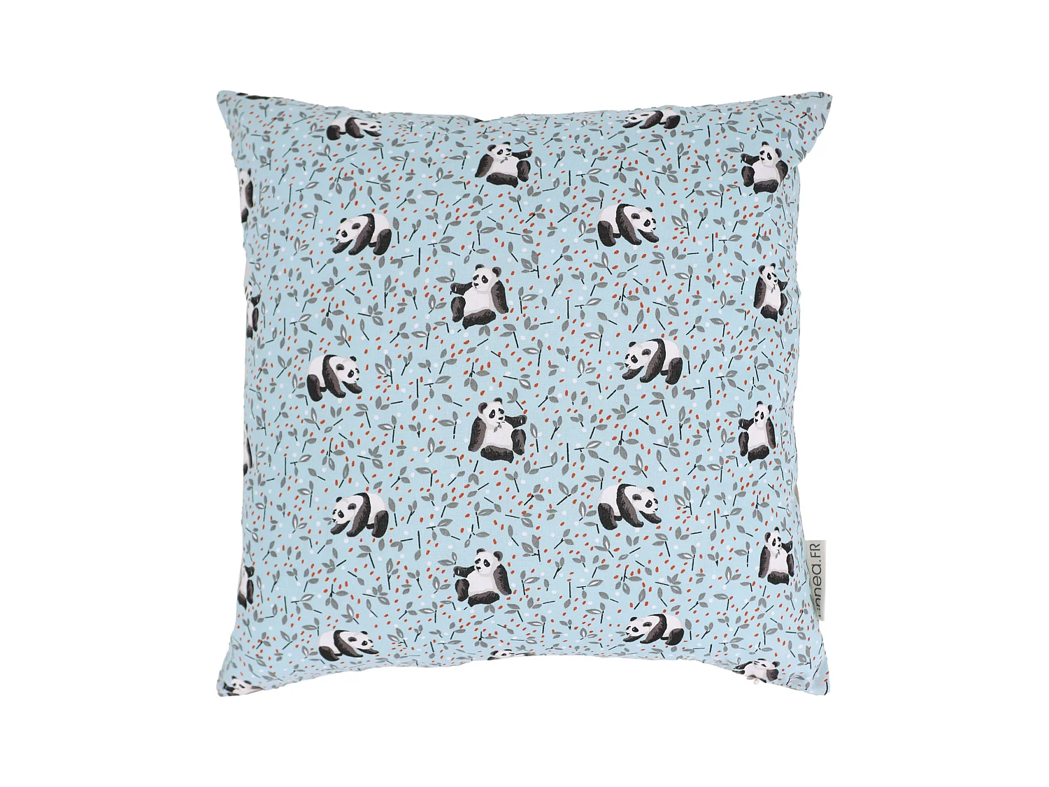 Housse de coussin 40x40 cm TAO bleu Céladon