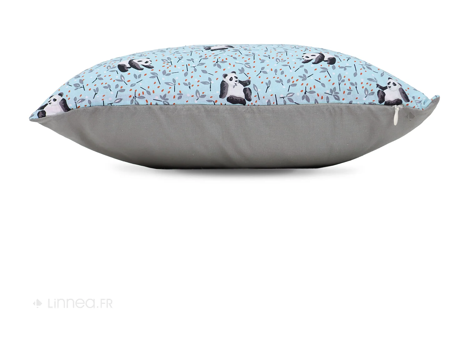 Housse de coussin 40x40 cm TAO bleu Céladon