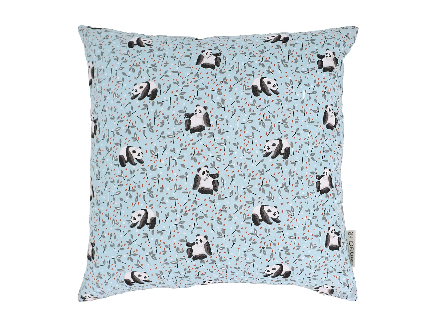 Housse de coussin 40x40 cm TAO bleu Céladon