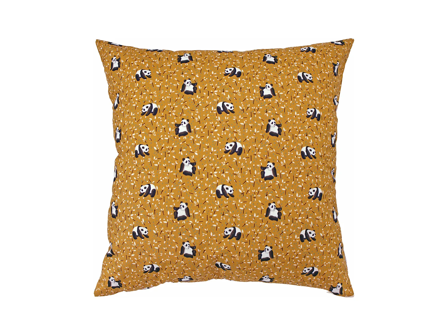 Housse de coussin 60x60 cm TAO marron Cacahuète