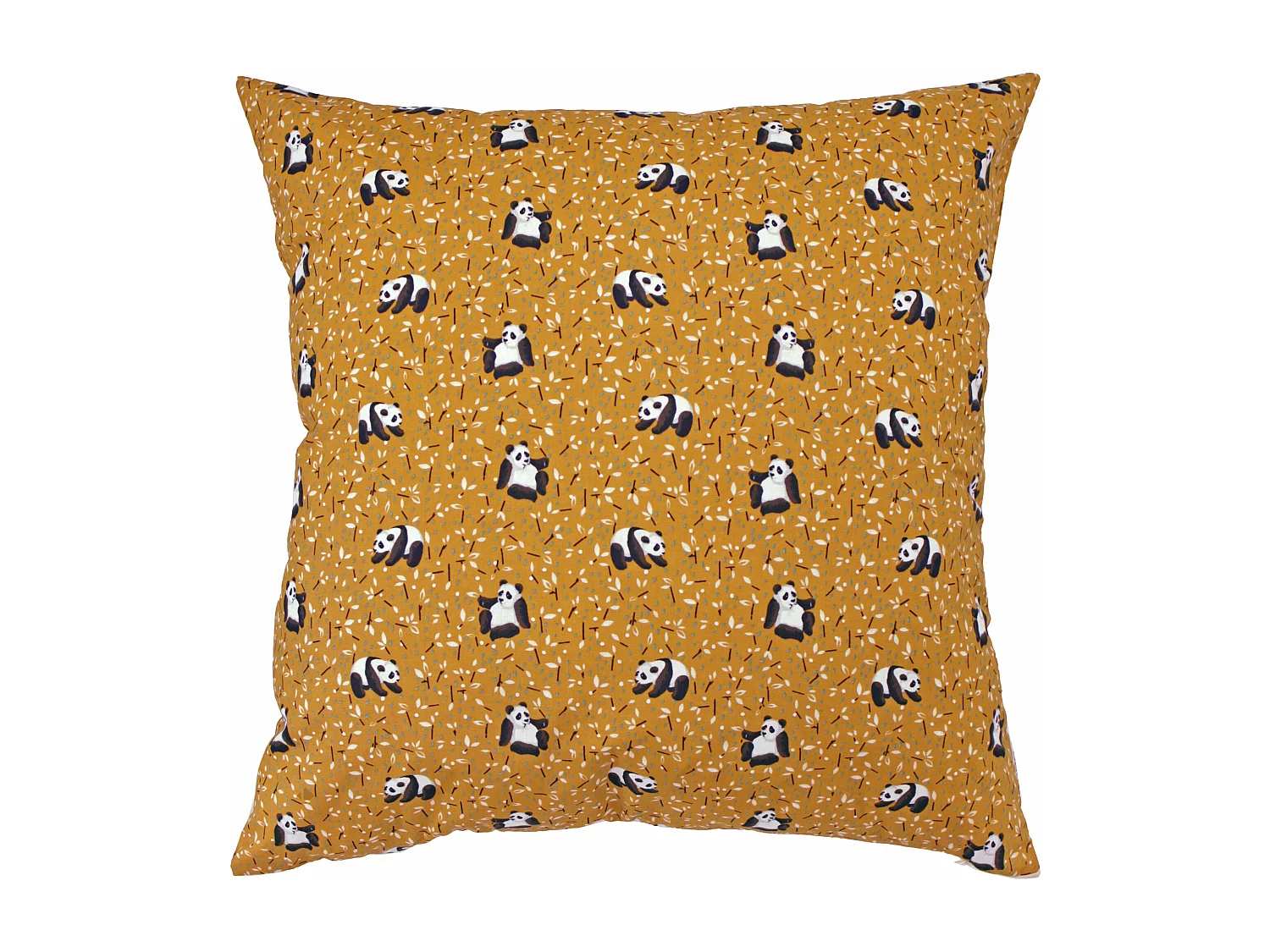 Housse de coussin 60x60 cm TAO marron Cacahuète