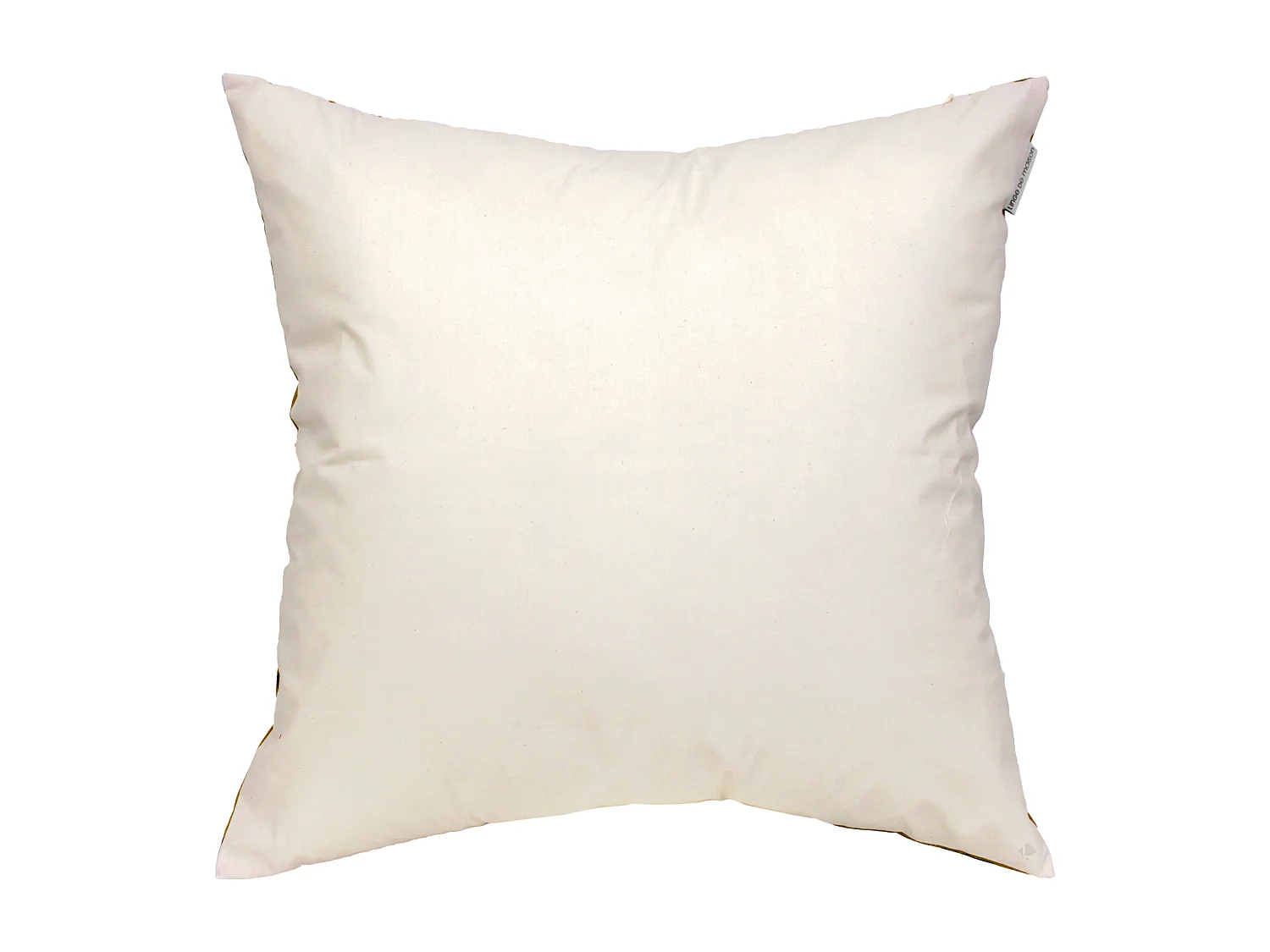 Housse de coussin 60x60 cm TAO marron Cacahuète