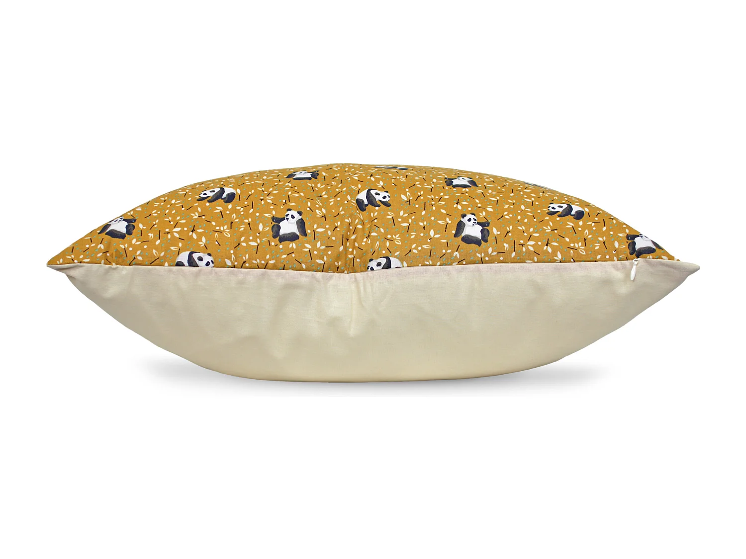 Housse de coussin 60x60 cm TAO marron Cacahuète