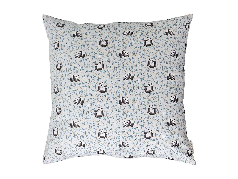Housse de coussin 60x60 cm TAO gris Perle
