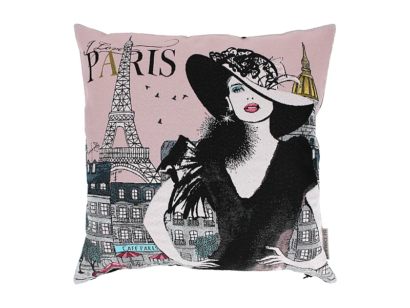Housse de coussin 45x45 cm AUDREY Rose