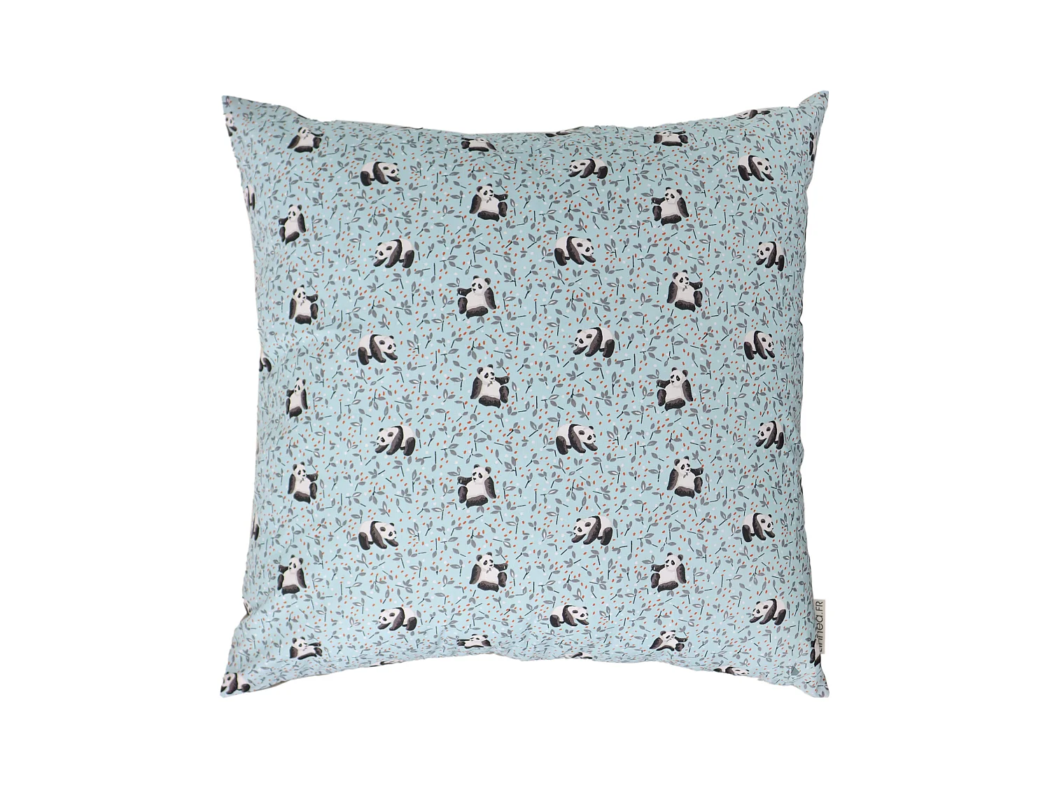 Housse de coussin 60x60 cm TAO bleu Céladon