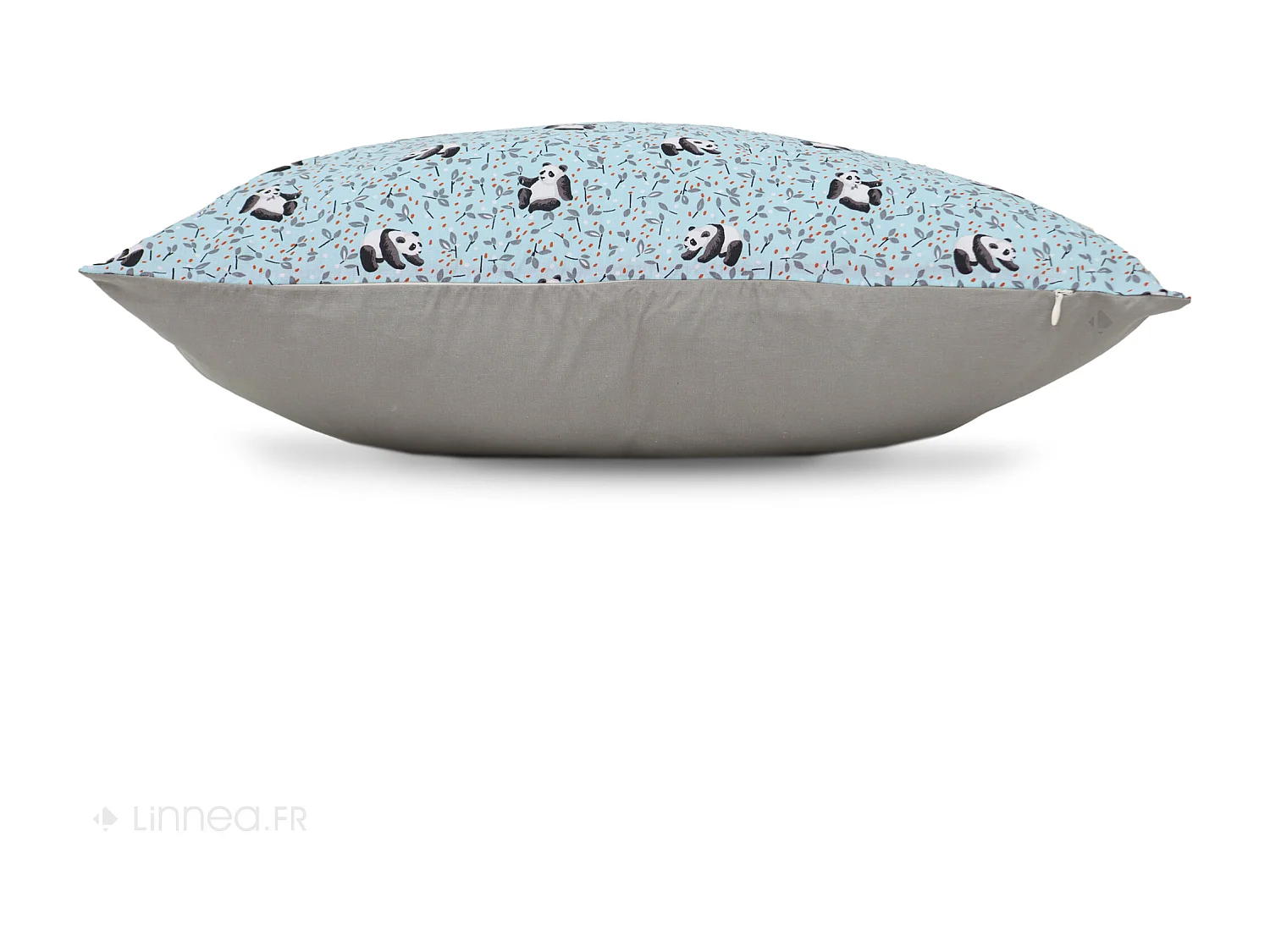 Housse de coussin 60x60 cm TAO bleu Céladon